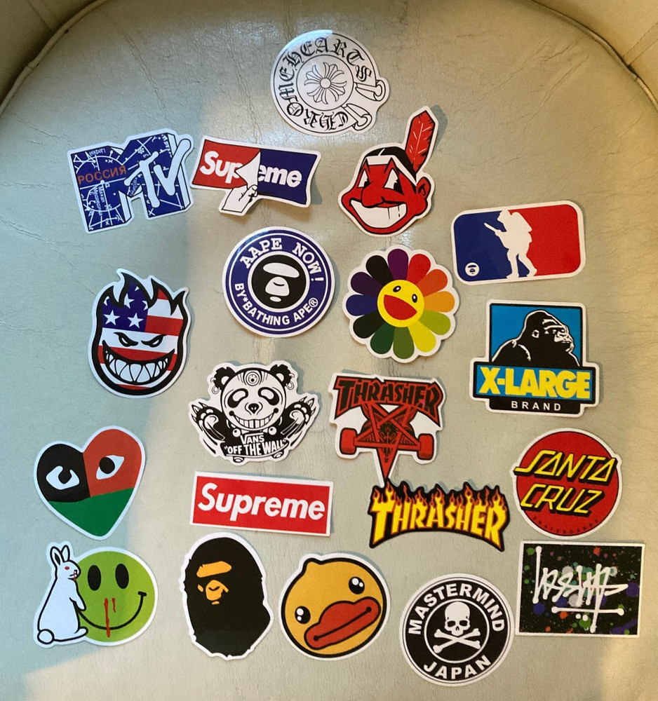 Skateboard Stickers Lots of 20 plus 2 Vans Off the Wall