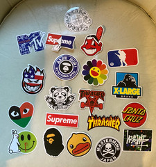 Skateboard Stickers Lots of 20 plus 2 Vans Off the Wall