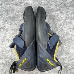 EVOLV Defy Black Rock Climbing Shoes TRAX Mens Size 10 Hook and Loop