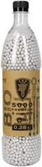 Elite Force Biodegradable 6mm Airsoft BBS Ammo, .28 Gram, 5000 Count