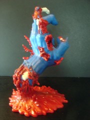 JIM PHILLIPS 1985 ART HAND Custom Kidrobot Santa Cruz Screaming Hand Figure