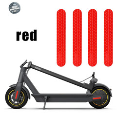 4pcs Reflective Wheel Cover Stickers for Ninebot Max G30 Electric Scoote