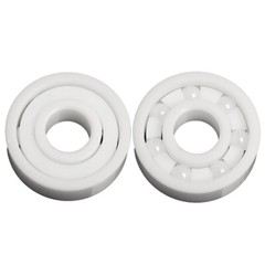 Full Ceramic 608 8x22x7 Miniature Ball Bearings ZrO2 Zirconia White Premium