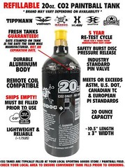 Maddog JT Stealth Semi-Automatic Protective CO2 Paintball Gun Starter Package