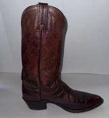 Dan Post Men’s Western Cowboy Boots Size 9 D Leather Embroidered 16782 El Paso