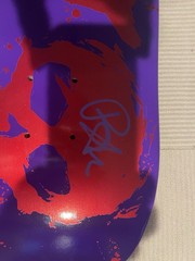 Limited Edition Signed Bam Margera Purple Zero Deck 8.25”