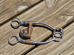 Reinsman #756 Sweet Iron Copper Roller Western Correction Bit – Size 5″ – EUC!