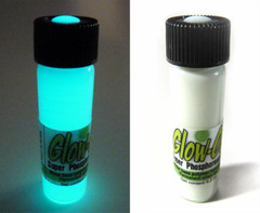 Glow-On® AQUA Glow Paint For Gun Sights, Fishing Lures, Lg 9.2 ml Vial, Bright