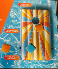 Cipton Inflatable Floating Cornhole Toss for Pools 2 Targets, 8 Water Bags NEW