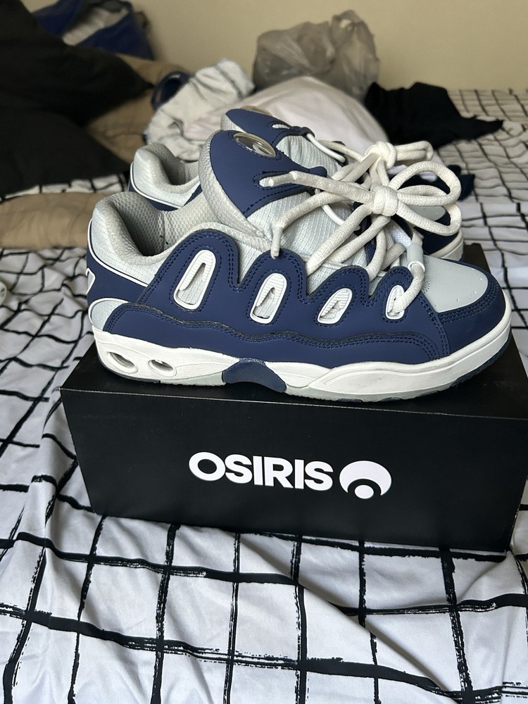 Osiris Men’s Skateboarding Athletic Shoes Blue/White US 8 Medium (D, M)