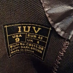 IUV Women’s Dark Brown Western Equestrian Boots C8515-DB US Size 9
