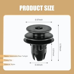 20 PCS Rear Tail Light Mounting Clip, Plastic Stabilized Structural Tail Light