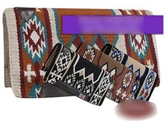 Showman 36″ x 34″ Cutter Saddle Pad w/ Memory Felt Bottom & Navajo Design