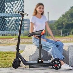 NEW Electric Scooter Seat Adjustable Saddle for Xiaomi M365 Scooter Red + Black
