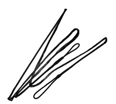 60″ BLACK HUNTER BOW String KIT – 4 SILENCERS – WAX – REST & NOCK POINT 14ST-57″