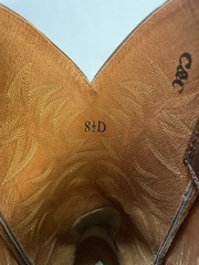 Ariat Cowboy Boots Heritage R Toe Western Brown Leather Men’s 8.5D Style 34730