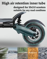 10×3/255×80(80/65-6) Scooter Inner Tube Fit for Varla Eagle One/Nanrobot D4+ …