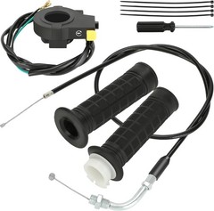 Throttle Cable Twist Grip Assembly for 49cc-100cc Gas Motorized Bikes