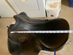 Dressage Saddle 18″ Schleese CHB leather wool flocked made women’s pelvis/leg