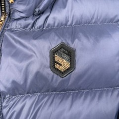 Samshield Chamonix Navy Puffer Vest Womens Small NWT Swarovski Crystal No Hood