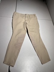 Ariat Breeches Women’s 34 L Tan Khaki Equestrian Riding Knee Grip Cotton 34×27
