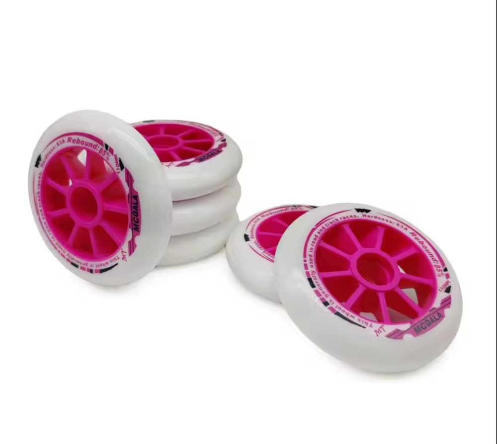 6×110 mm MCGALA 83A Inline Speed Skates wheels track race marathon skating