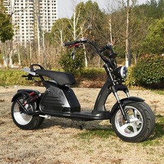 Citycoco 18 Inch Fat tire Electric Scooter 4000W Motor Max Speed 75 KM/H Black