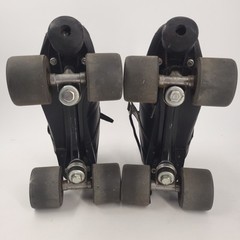 Vintage Labeda LT429 Roller Skates Size 8 Black w/ Wicked To The Max 62mm Wheel