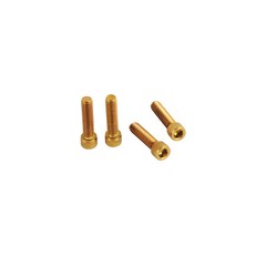 5/16″-18*1-1/4″ Gold Stainless Steel Handlebar Top Cover Riser Bolts for Harley
