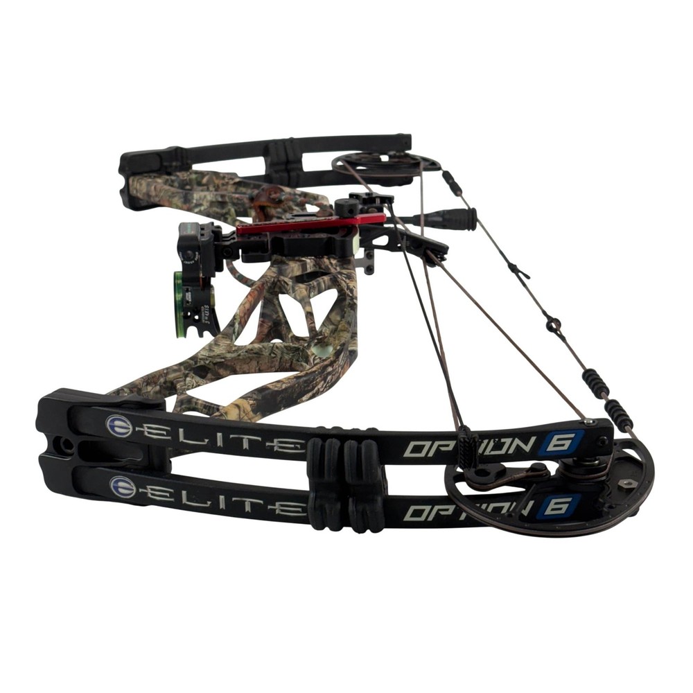 Elite Archery Option 6 Right-Handed 60 lbs. 28″ Draw Hunting Compound Bow