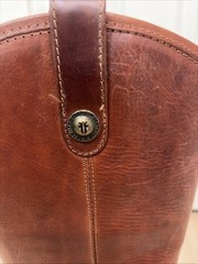 These Frye Melissa Button Riding Boots in Cognac Brown US 7.5B 4001 K 11