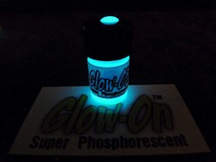 Glow-On BLUE Glow Paint For Gun Sights, Fishing Lures, 2.3 ml Vial, Bright!