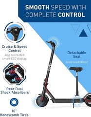Hiboy KS4 Pro Electric Scooter 500W Motor 25 Miles Long Rang 19MPH Kick eScooter
