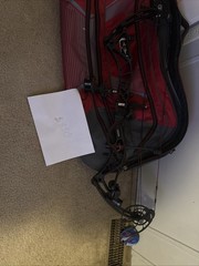 Bowtech Realm X Right Hand Black Compound Bow 70lb 29in DL 32in w/ CBE Sight