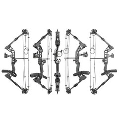 Compound Bow Set 20-70lbs Adjustable Arrows Archery Outdoor Shooting RH LH