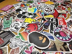 100 Skateboard Stickers bomb Vinyl Laptop Luggage Decals Dope Sticker Lot best