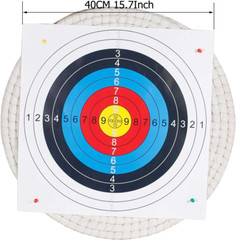 Traditional Solid Straw Round 3 Laryes Hand-Made Archery Target Face for Recurve