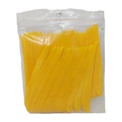 85 Count Archery Arrow Feathers 5″ Right Wing: Parabolic Sun Yellow