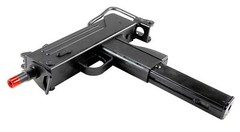 FULL SEMI AUTO SMG MAC 11 GAS BLOWBACK TSD METAL AIRSOFT RIFLE W/MOCK SUPPRESSOR