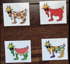 GOAT USA Sticker Mystery Pack ! 5 Stickers – No Duplicates! FREE SHIPPING