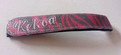 animal print cuff and 45 straps