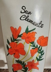 San Clemente Longboard Complete 34″ Long , 8″ Wide (Used Good Condition)