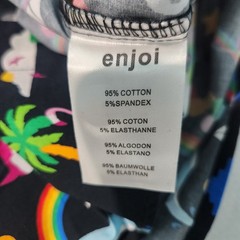 Enjoi Skateboards «PARTY» S/S Woven Button Up Shirt New with Tags in Size M