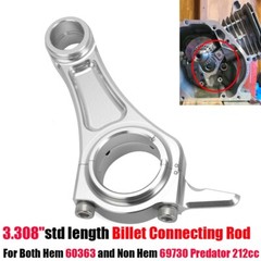 Billet Aluminum Connecting Rod (3.308″+.020) For Predator 212cc 69730 60363 Cart