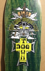 1988 DOGTOWN MICKE MALBA ALBA «LAND WHERE I LIVE» SKATEBOARD DECK RARE