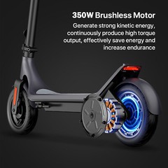 350W Electric Scooter For Adults Long Range Kick E-Scooter Urban Commuter + APP
