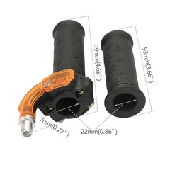 7/8″ 22mm Twist Throttle Accelerator Grip cable for 47cc 49cc 2 stroke Mini bike