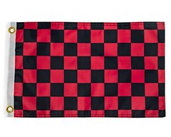 Black and Red Checkered Flag 12×18 Inches – Perfect for UTV ATV SxS Whips