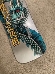 Powell Peralta 80s Reissue Caballero Skateboard Deck Silver Bones Brigade