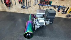 Colorful Exhaust With Muffler For Predator 196cc 212cc GX160 GX200 Go Kart Mini